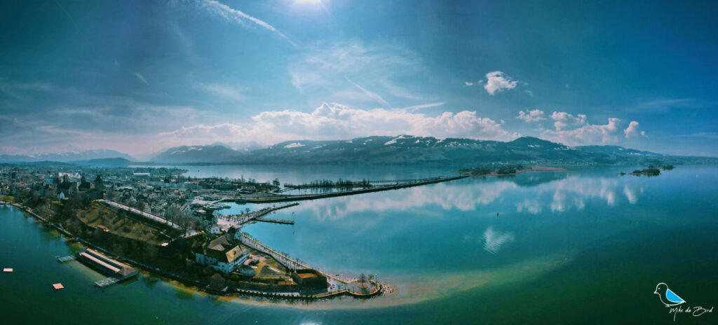 Steg von Rapperswil am Zürichsee