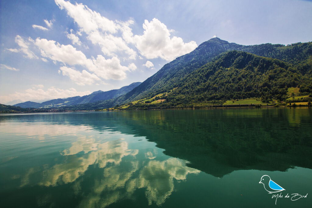 Zugersee mit Wolkenhimmel